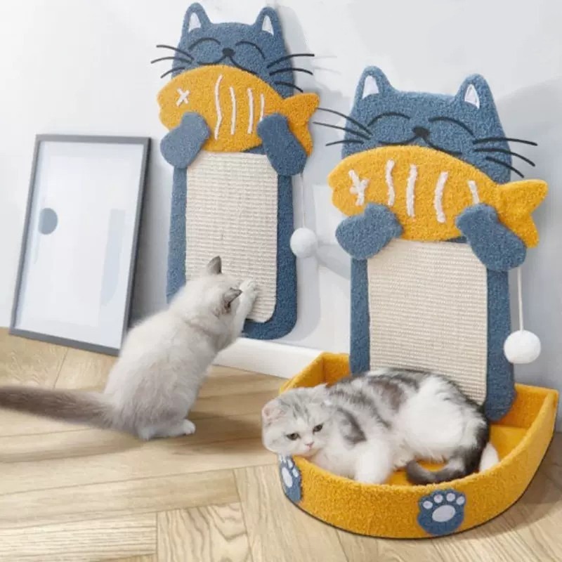 貓吃魚貓抓板-細節圖5