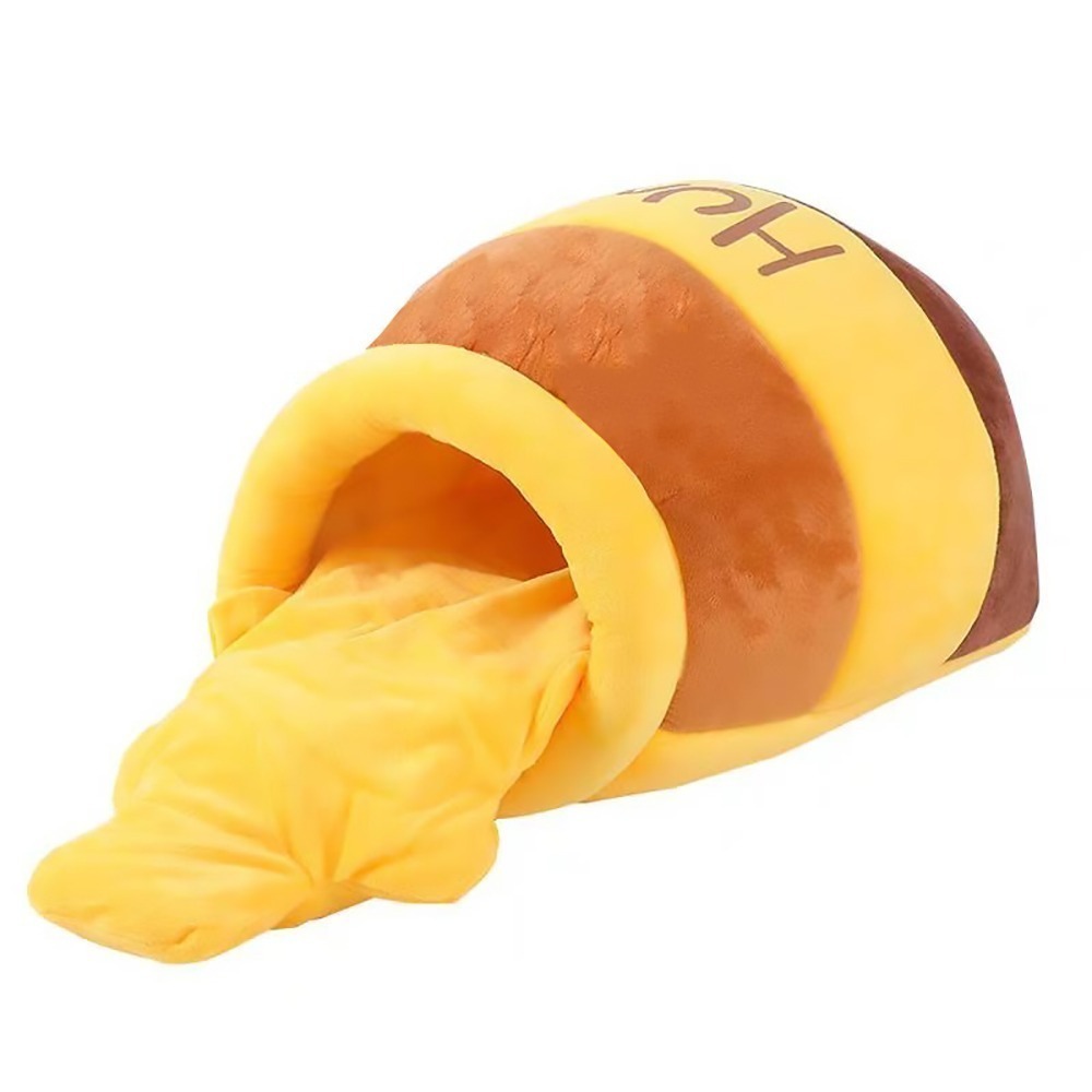 可愛蜂蜜罐造型寵物窩｜寵物舒適窩｜可拆洗可愛寵物屋-規格圖9