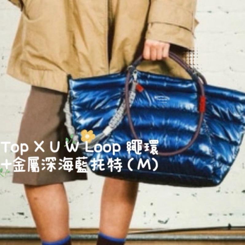 現貨出清✅ Marche Tote(M)托特包 容量充裕單肩斜挎（定價3680）金屬深海藍（僅包款，適配Top繩索）-細節圖4