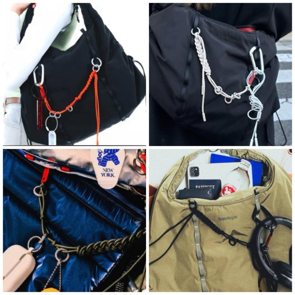 現貨✅ Braided Keychain多用途編織鏈（3色）（原價NT$ 1380）為造型增添亮點。結合實用與裝飾-細節圖4