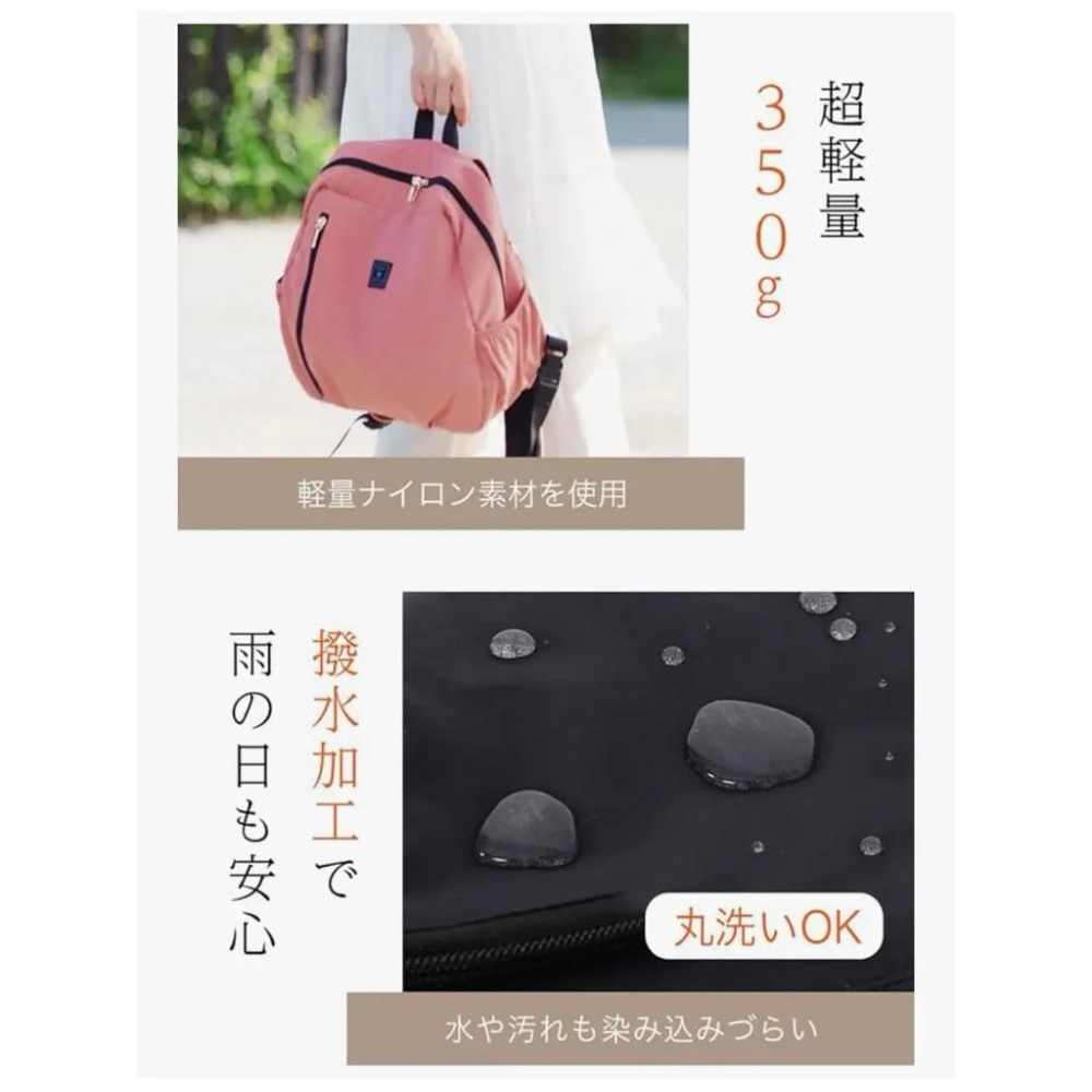 🔥全新現貨🇯🇵 kerata 的迷你後背包媽媽包 (榮獲日本媽媽包後背包類人氣No.1)防水耐裝超輕量（代購1500元-細節圖8