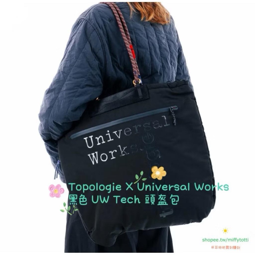 🔥現貨八折✅ Topologie X U  Works聯名（ Helmet 安全帽⛑️托特包）(官網NT.5680元)-細節圖5