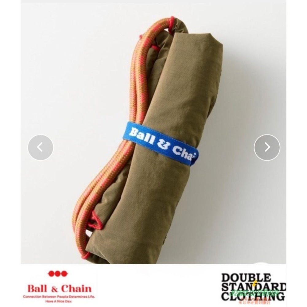 現貨✅ 日本斷貨‼️DSC × BALL&CHAIN 聯名《刺繡環保袋》（L)未來熊🧸卡其🧡全新未拆（官網2480元）-細節圖9