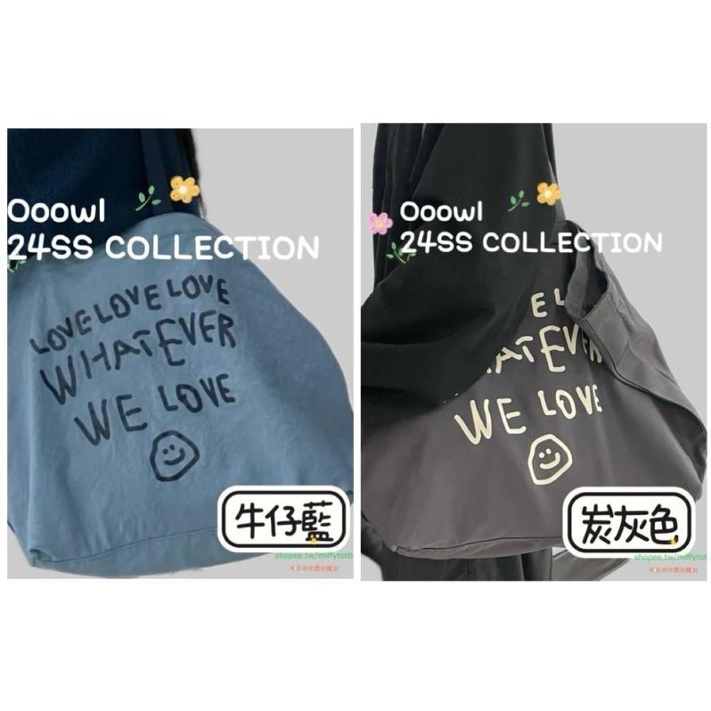 現貨✅🇰🇷全新正品Ooowl 24SS COLLECTION 大容量插畫托特（兩色）原包裝-細節圖7