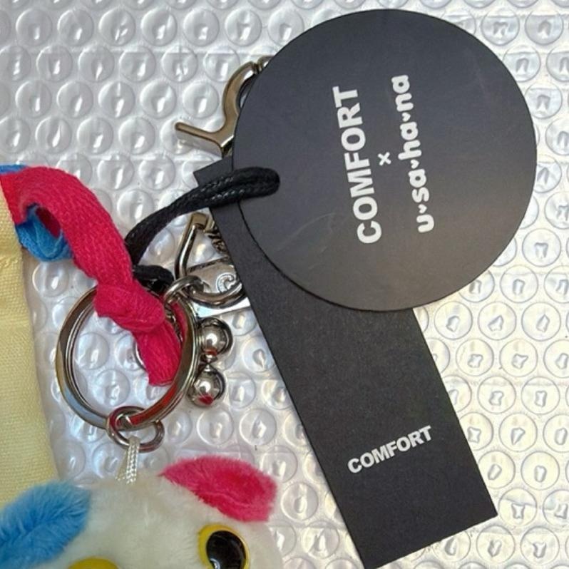 現貨✅全新✅24韓國🇰🇷COMFORT x Sanrio 合作 Usahana 限量版] 鑰匙圈 鑰匙圈-細節圖2