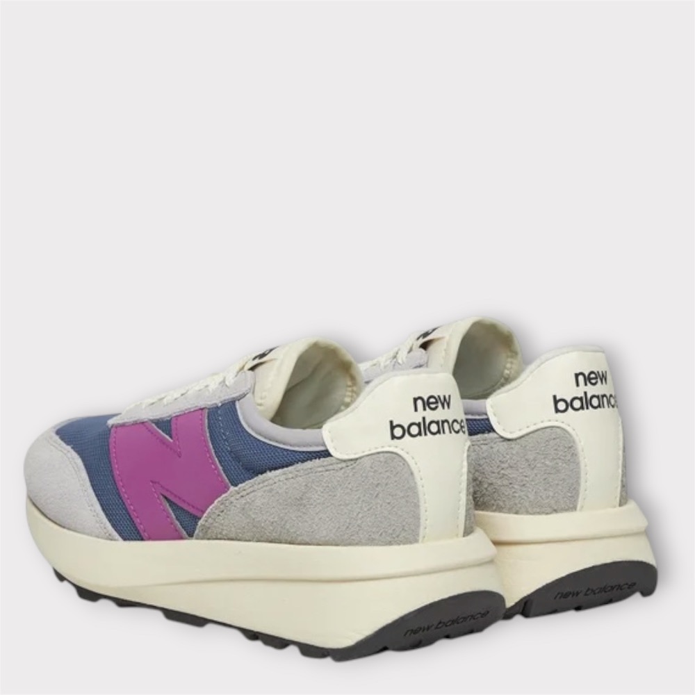 New Balance U370DC D楦 麂皮/網眼 370系列 復古休閒鞋（中性款）-細節圖4