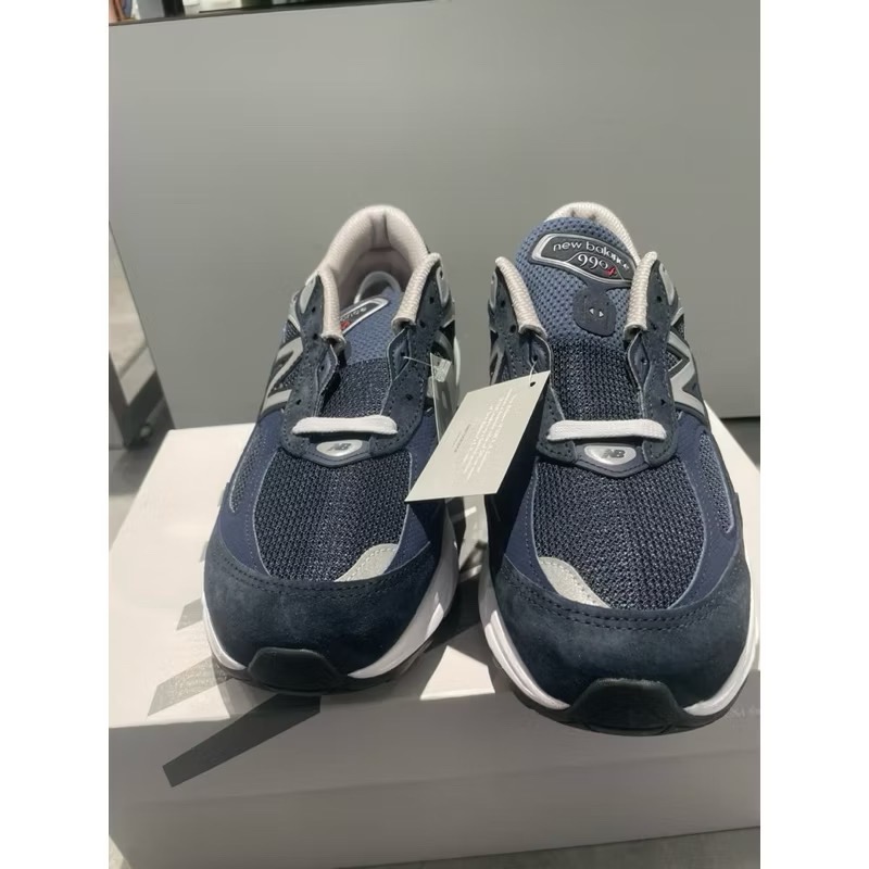 New Balance  M990NV6 D楦2E楦 麂皮 990v6 美製 復古休閒慢跑鞋-細節圖2