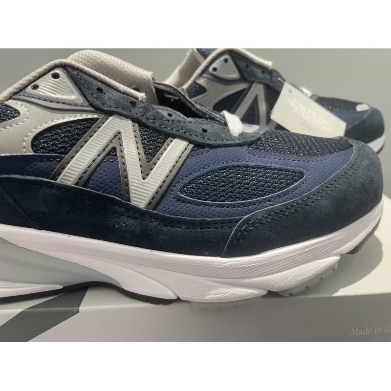New Balance  M990NV6 D楦2E楦 麂皮 990v6 美製 復古休閒慢跑鞋-細節圖3