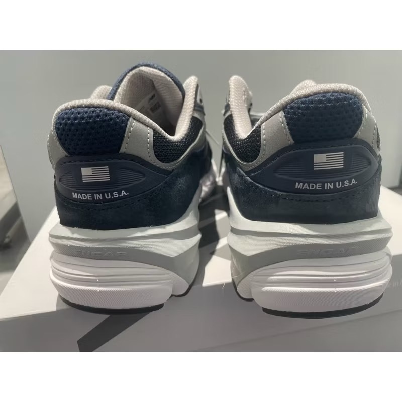 New Balance  M990NV6 D楦2E楦 麂皮 990v6 美製 復古休閒慢跑鞋-細節圖6