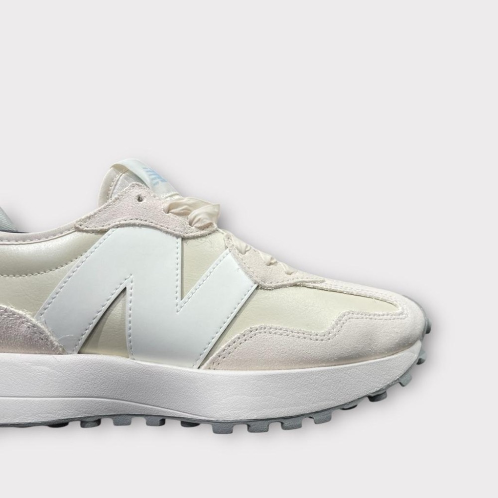 New Balance WS327MO B楦 麂皮 緞帶鞋帶 327系列 女復古休閒鞋-細節圖3