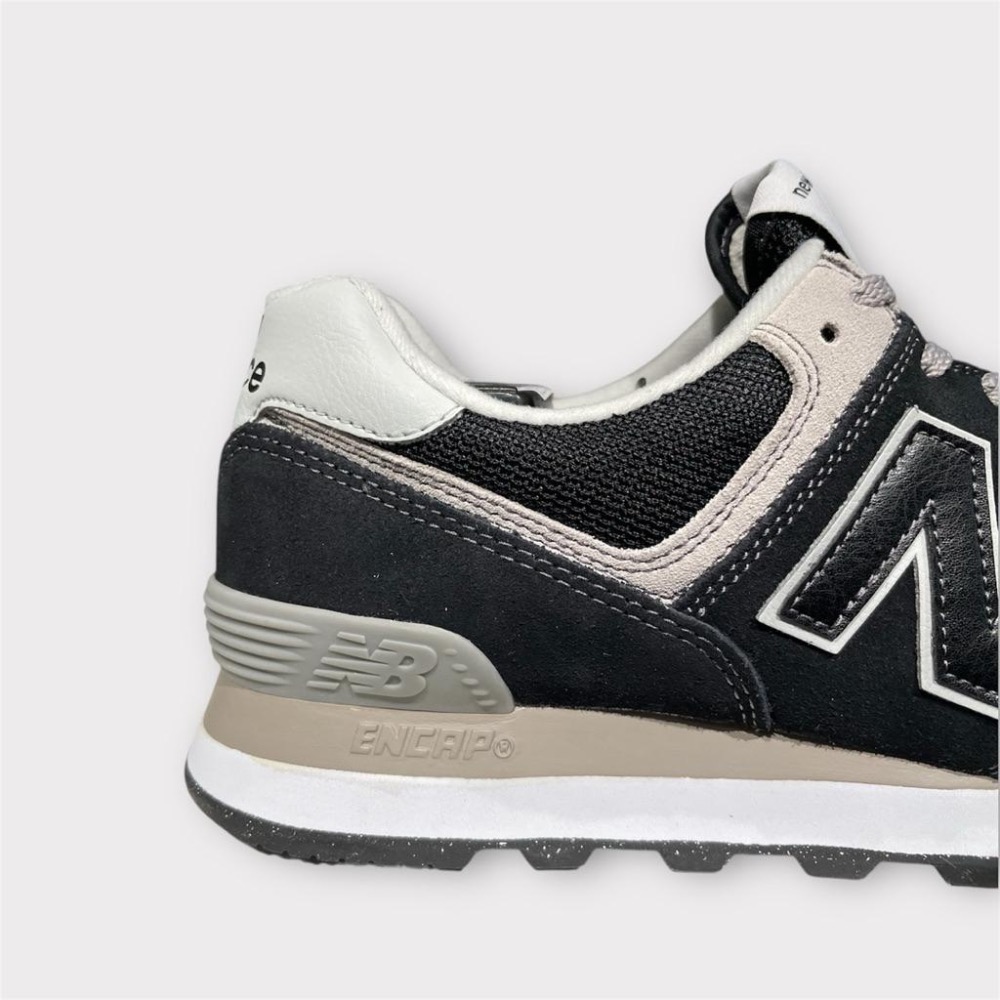 New Balance ML574EVB D楦 574 麂皮/網眼 情侶鞋 復古休閒鞋 （中性款）-細節圖3