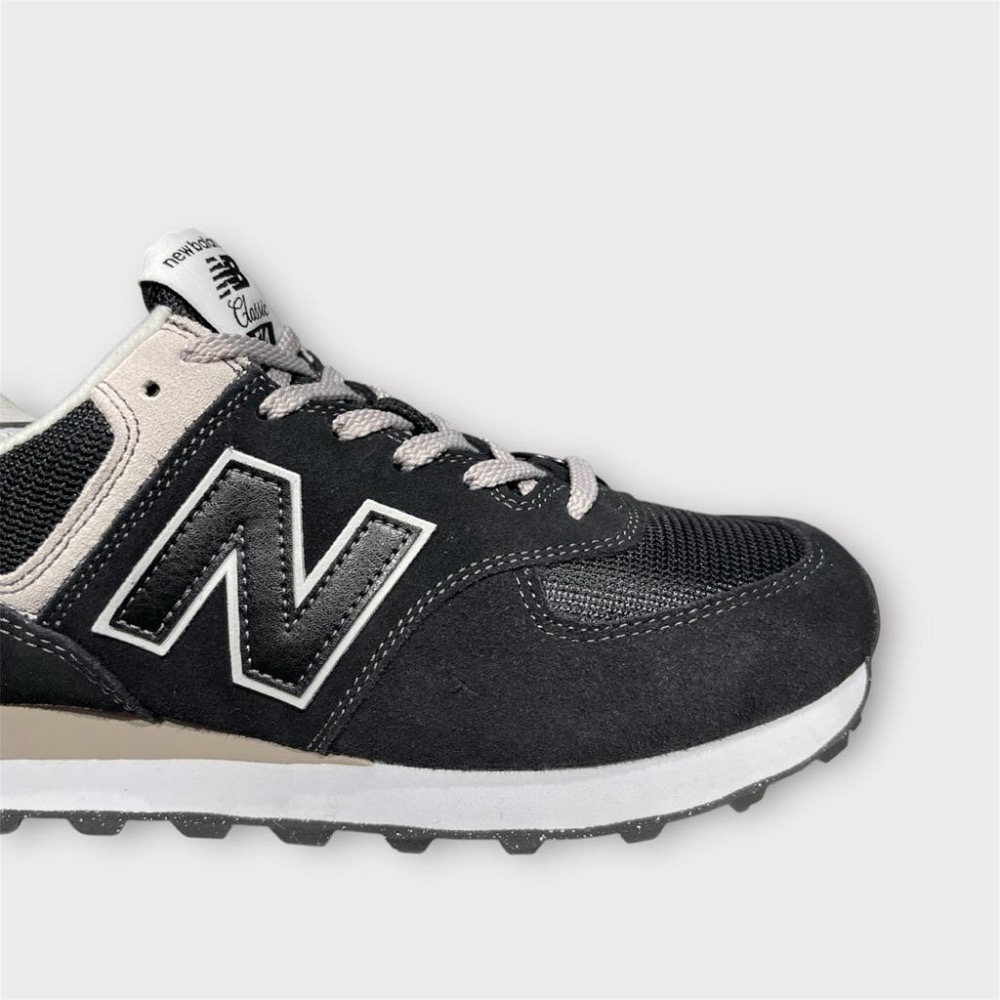 New Balance ML574EVB D楦 574 麂皮/網眼 情侶鞋 復古休閒鞋 （中性款）-細節圖4