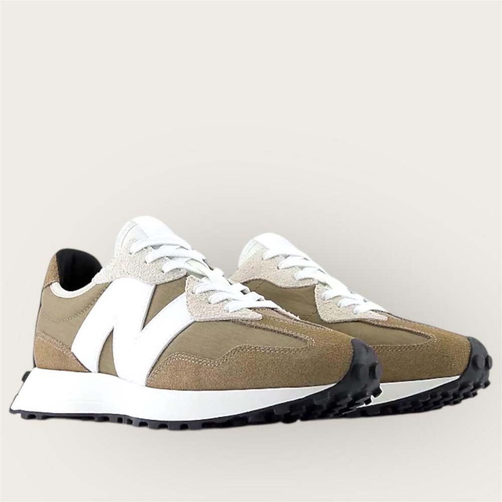 New Balance U327SBC D楦 麂皮 拼接 327系列 復古休閒鞋（中性款）-細節圖2