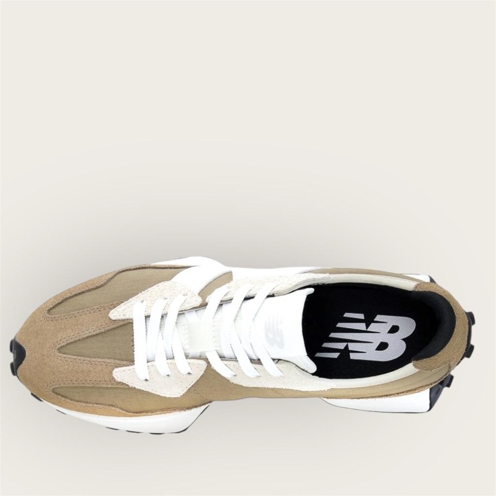New Balance U327SBC D楦 麂皮 拼接 327系列 復古休閒鞋（中性款）-細節圖3