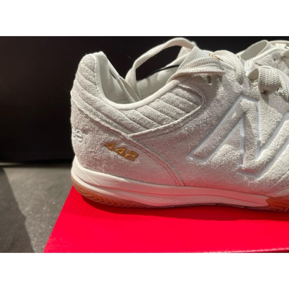 New Balance MS41LWT2 2E楦 麂皮442 PRO IN LS V2 足球休閒鞋-細節圖3