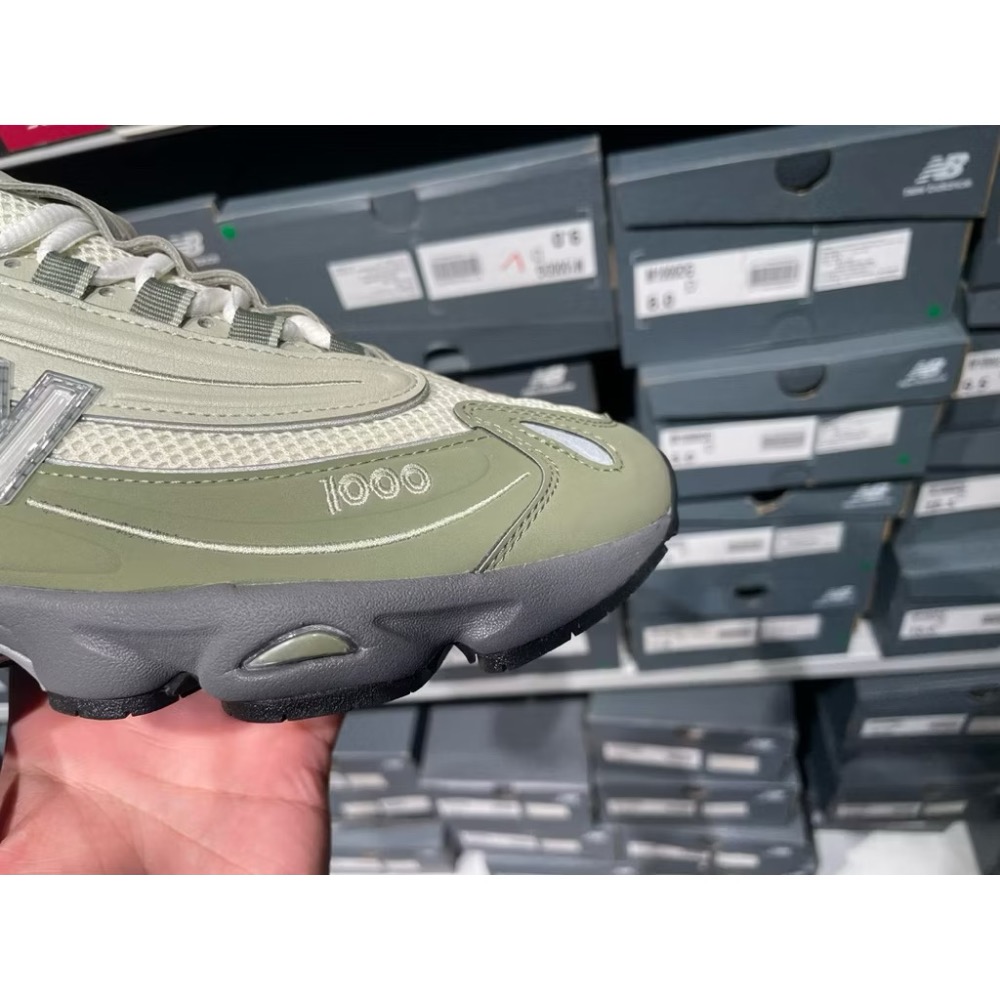 New Balance M1000MEO D楦 麂皮/網眼 1000 男女鞋 復古休閒鞋（中性款）-細節圖4