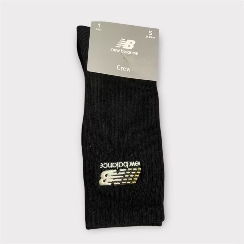New Balance LAS51221BK 棉 刺繡logo  長襪  棉襪-細節圖3