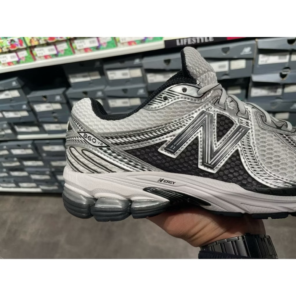 New Balance ML860XD D楦 網眼 860V2 復古休閒慢跑鞋(中性款）-細節圖4