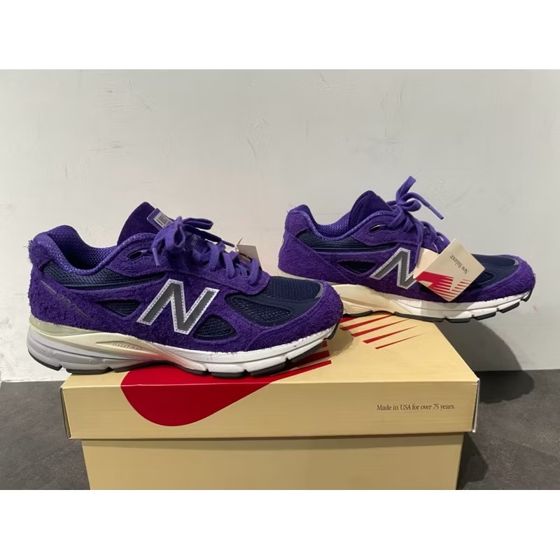 New Balance U990TB4 D楦 麂皮 990V4 Made in USA 美製 復古運動休閒鞋（中性款）-細節圖2
