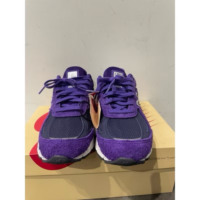 New Balance U990TB4 D楦 麂皮 990V4 Made in USA 美製 復古運動休閒鞋（中性款）-細節圖3