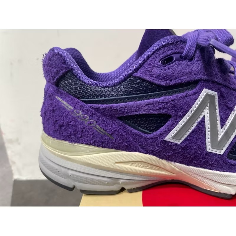 New Balance U990TB4 D楦 麂皮 990V4 Made in USA 美製 復古運動休閒鞋（中性款）-細節圖4