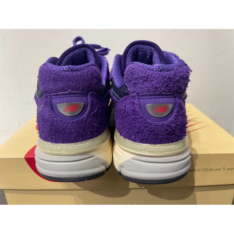 New Balance U990TB4 D楦 麂皮 990V4 Made in USA 美製 復古運動休閒鞋（中性款）-細節圖7