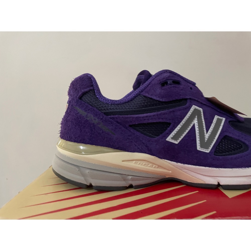 New Balance U990TB4 D楦 麂皮 990V4 Made in USA 美製 復古運動休閒鞋（中性款）-細節圖2