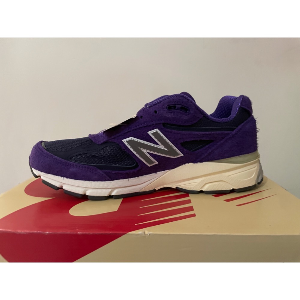New Balance U990TB4 D楦 麂皮 990V4 Made in USA 美製 復古運動休閒鞋（中性款）-細節圖5