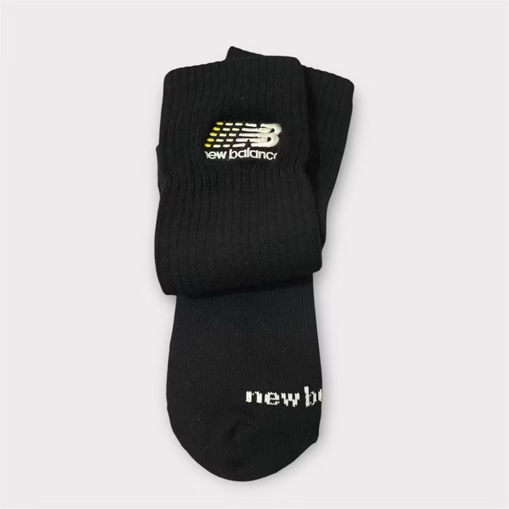 New Balance LAS51221BK 棉 刺繡logo  長襪  棉襪-細節圖2