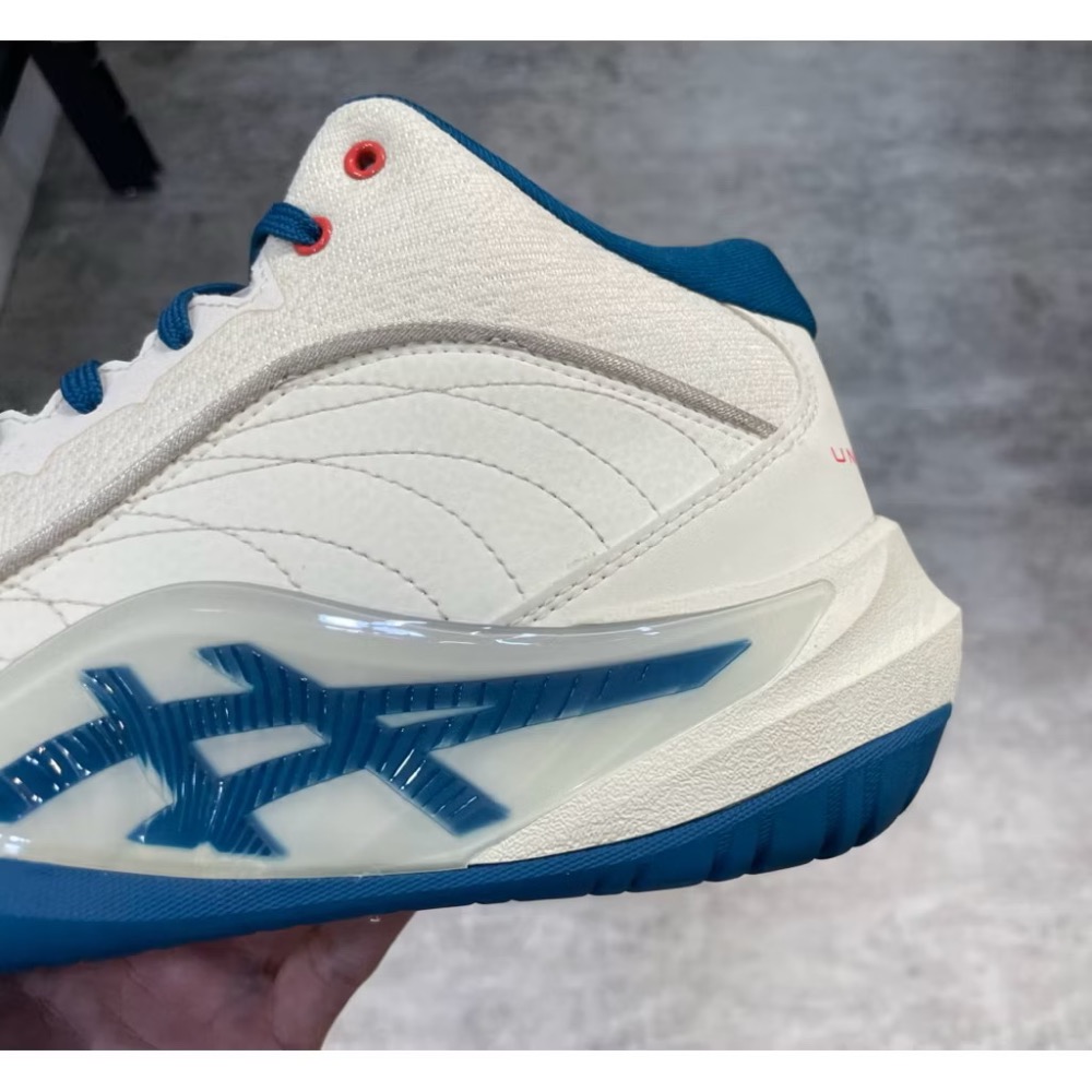 ASICS UNPRE ARS 3 1063A104-750 網眼/皮革 支撐 緩震 中高筒 籃球鞋-細節圖5
