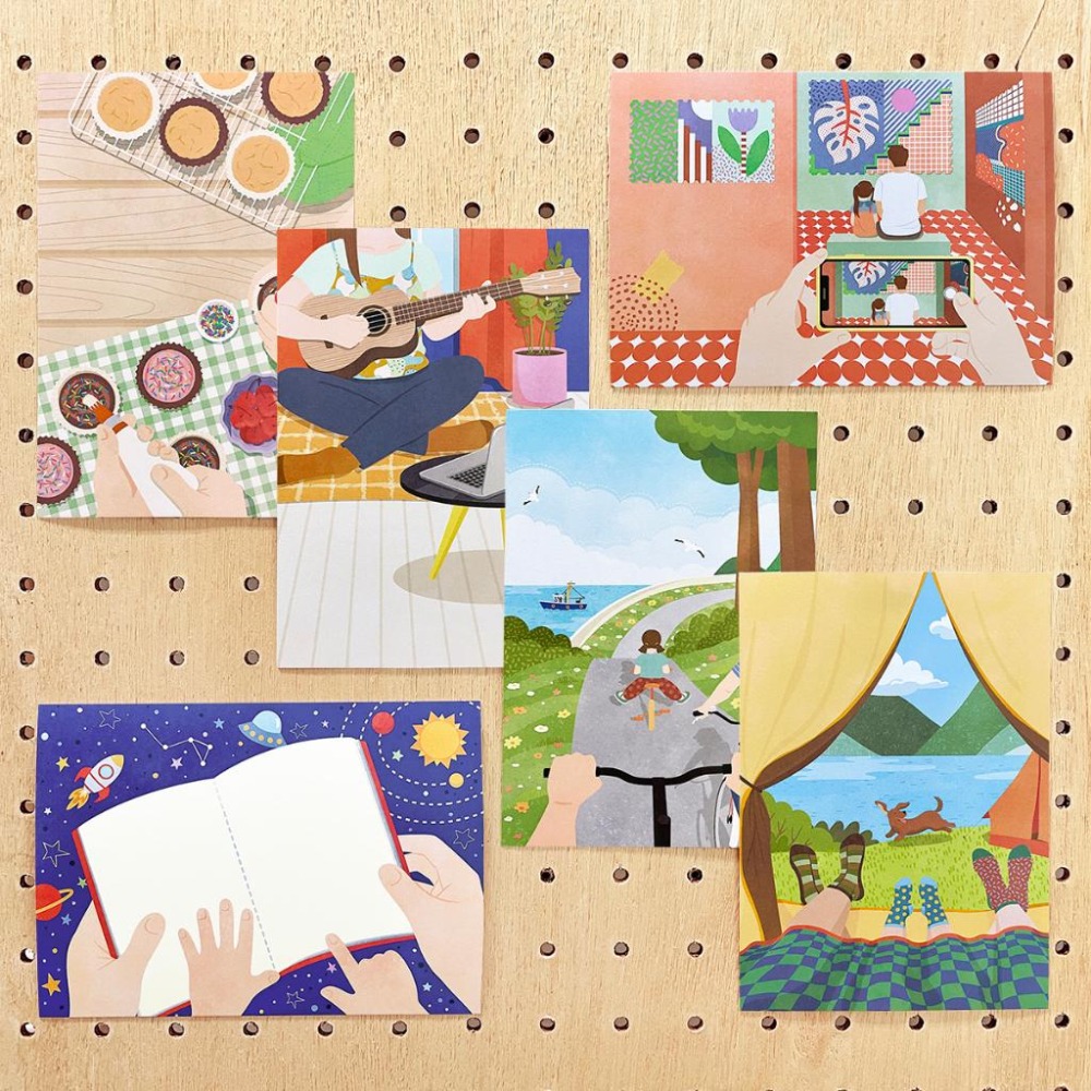 【Lane 95】鐵馬漫遊 明信片／休閒活動 腳踏車-細節圖3