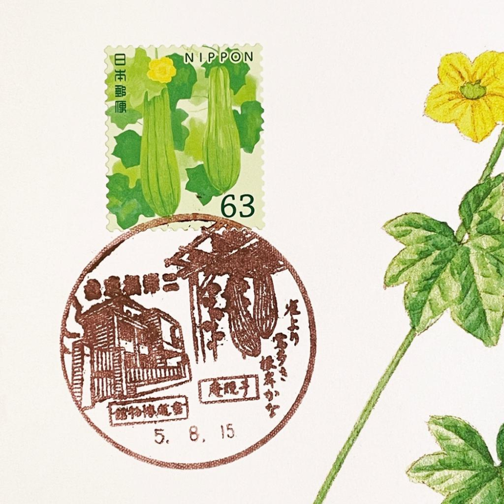 日本原圖卡🇯🇵 絲瓜 風景印 原圖卡 極限片-細節圖2