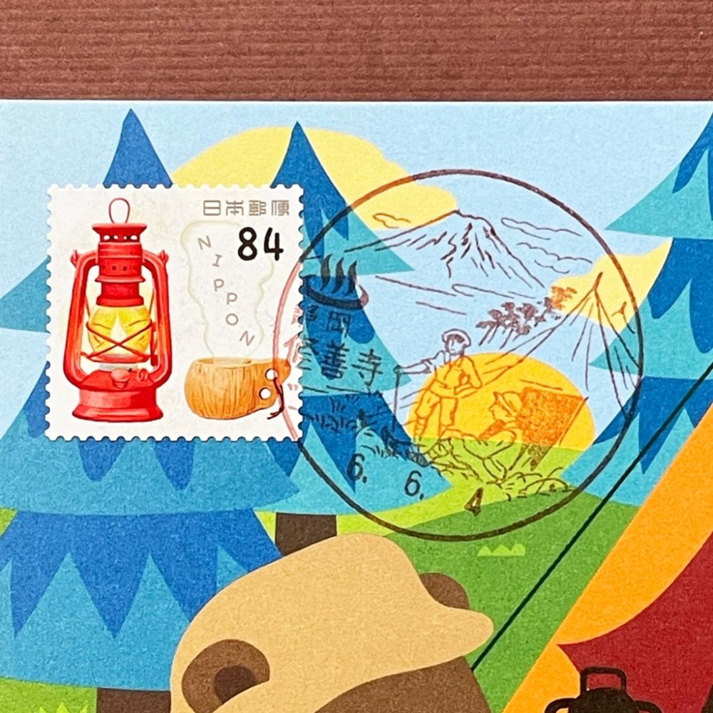 日本原圖卡🇯🇵 露營 風景印 原圖卡 極限片-細節圖2