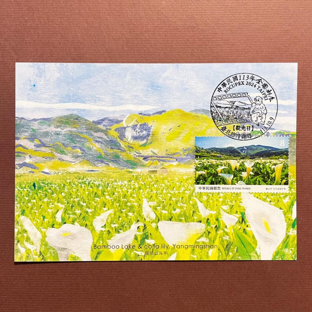 台灣原圖卡🇹🇼 2024年 寶島風情-台北市 臨局戳 原圖卡 極限片-細節圖4