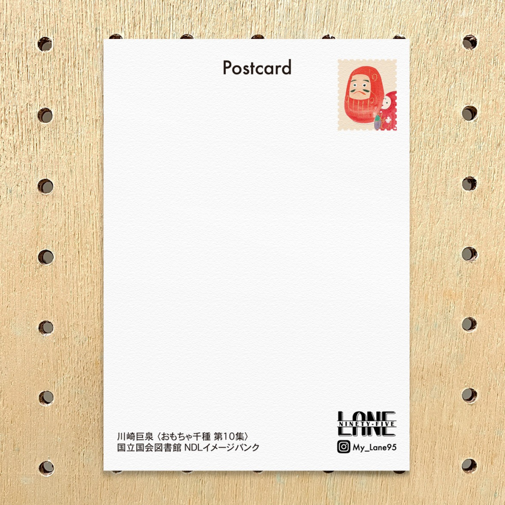 【Lane 95】川崎巨泉- 達摩I 明信片-細節圖2