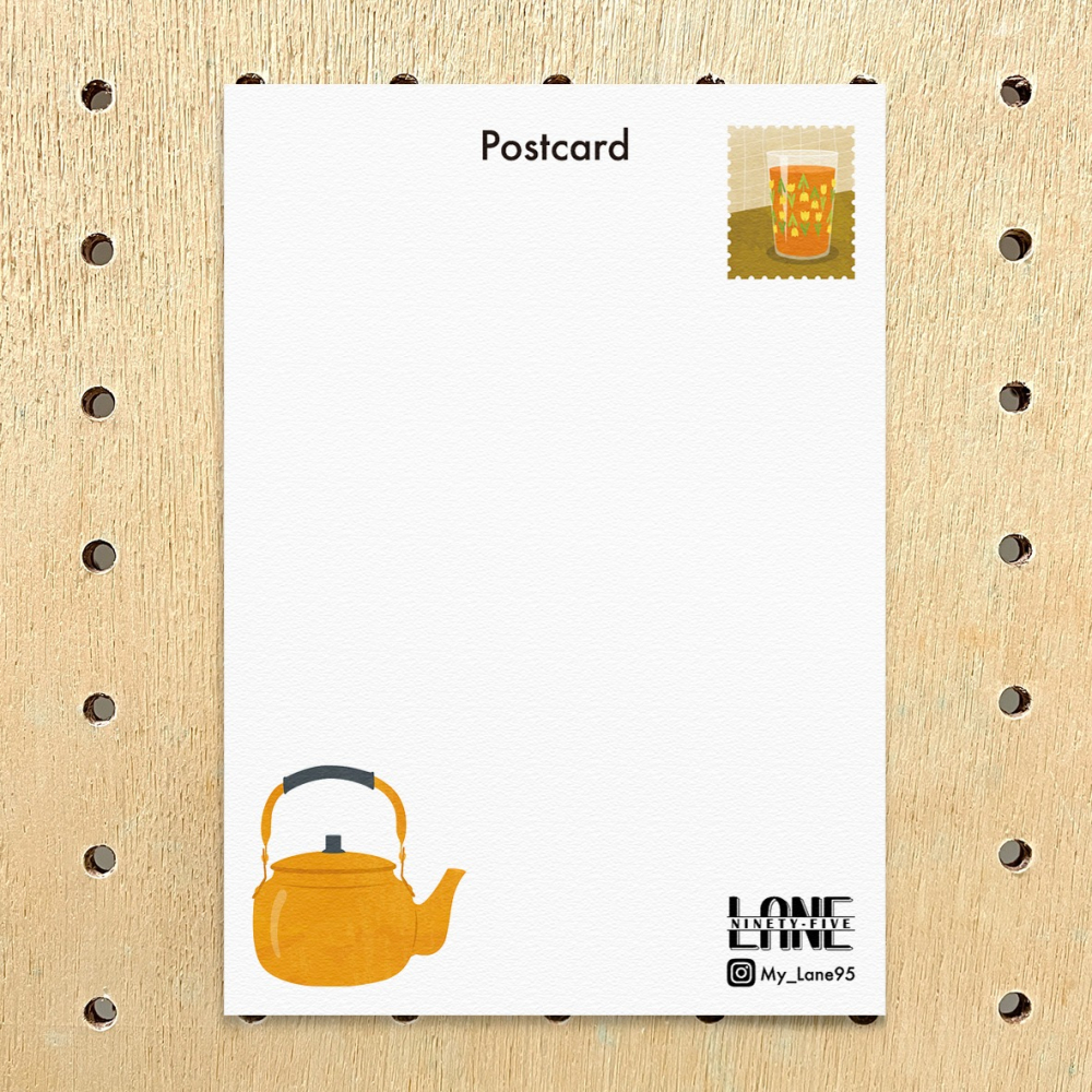 【Lane 95】麥茶 明信片-細節圖2