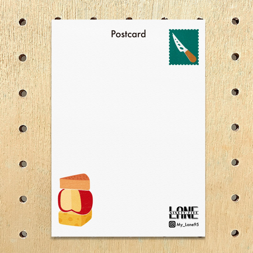 【Lane 95】磨刀霍霍的乳牛 明信片-細節圖2