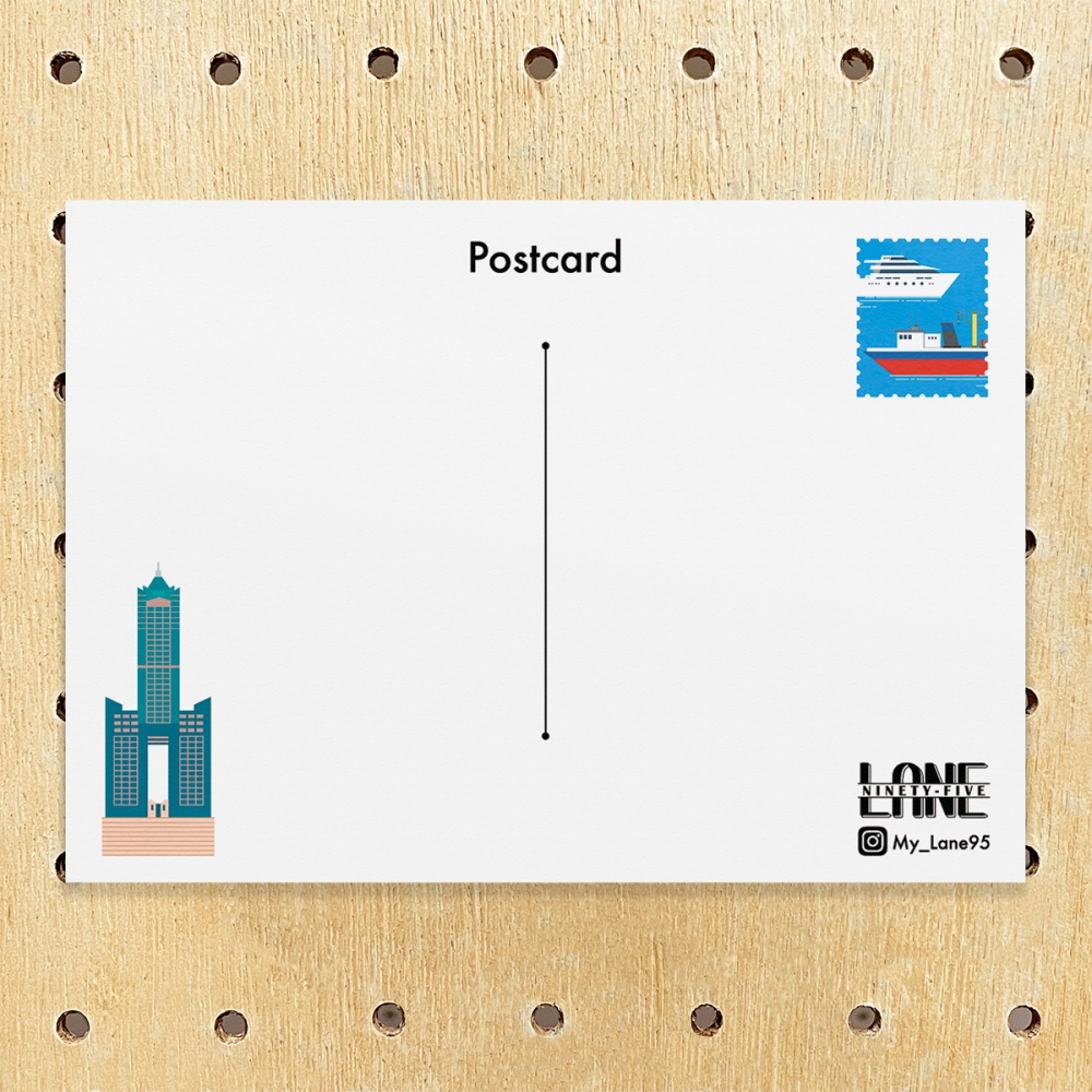 【Lane 95】高雄港 明信片／85大樓-細節圖2