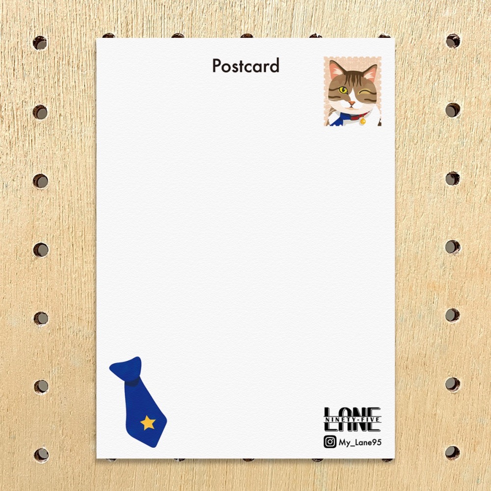 【Lane 95】貓站長 明信片-細節圖2