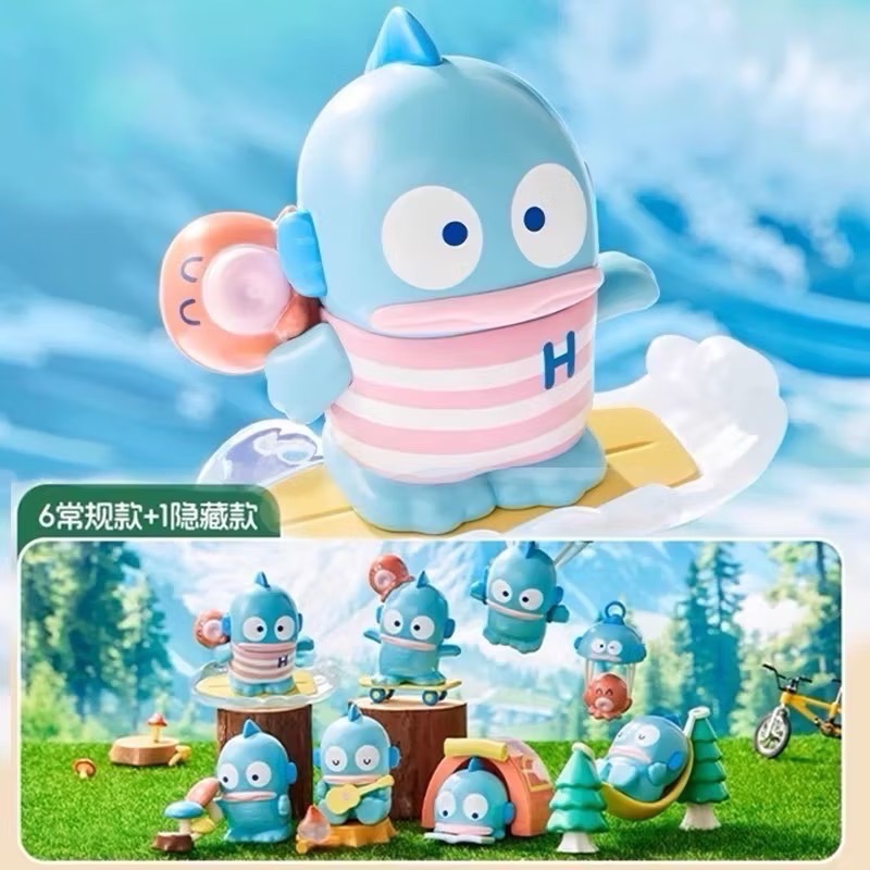 Miniso 名創優品 三麗鷗 Hangyodon 人魚漢頓 極限戶外系列 盲盒 盒玩-細節圖3