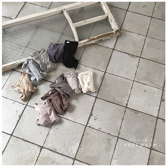 韓國 NUNUBIEL 韓國製 兒童發熱衣套裝 (上衣+褲子) 居家服 兒童上衣 韓國童裝 秋冬新品-細節圖3