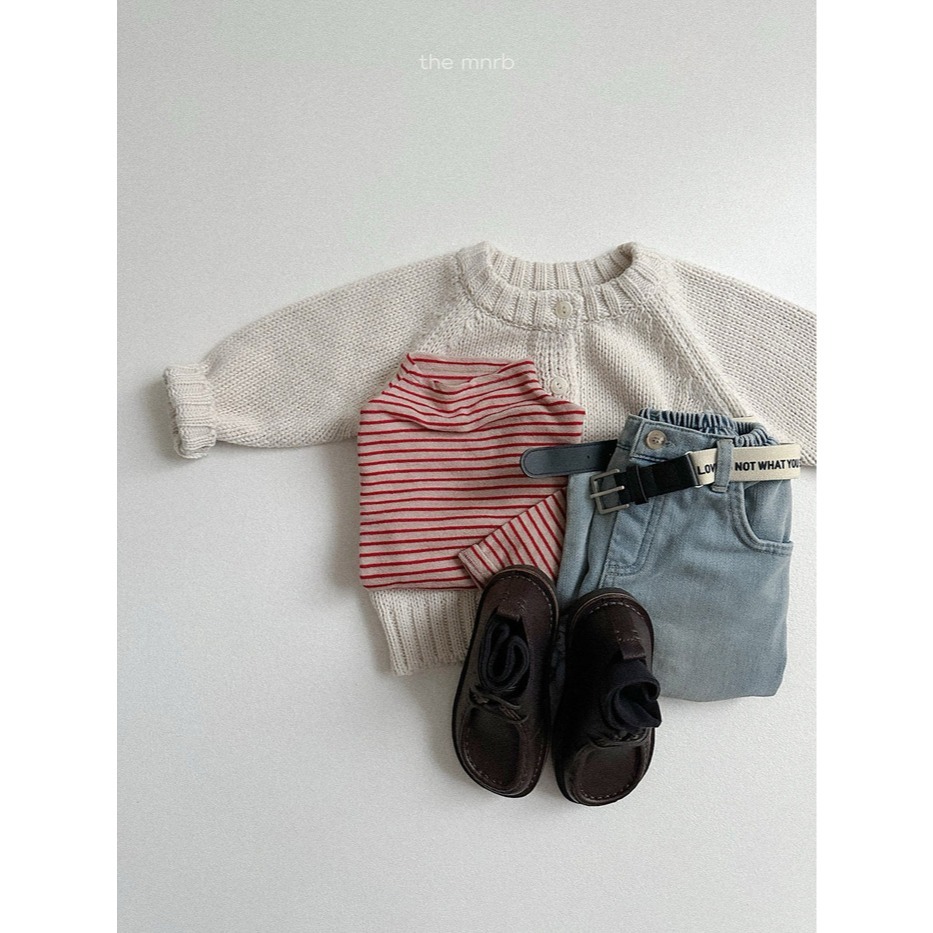 25冬 正韓 minirobe 北歐粗毛線外套 兩色-細節圖6