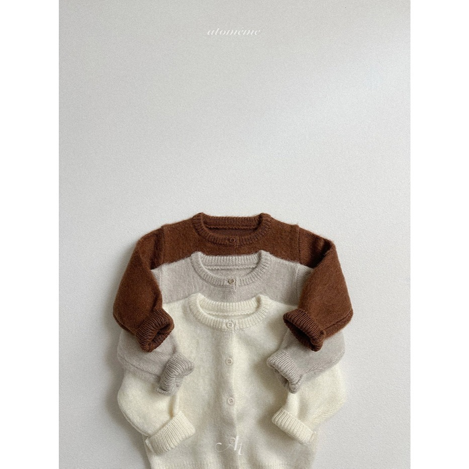 25冬 atomeme 正韓 溫柔質感針織外套 三色-細節圖2