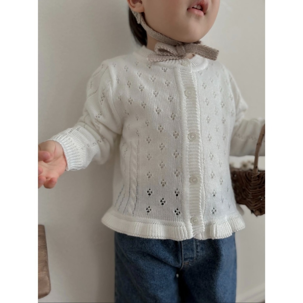 25冬 atomeme 正韓 壓紋小波浪針織外套 兩色-細節圖3