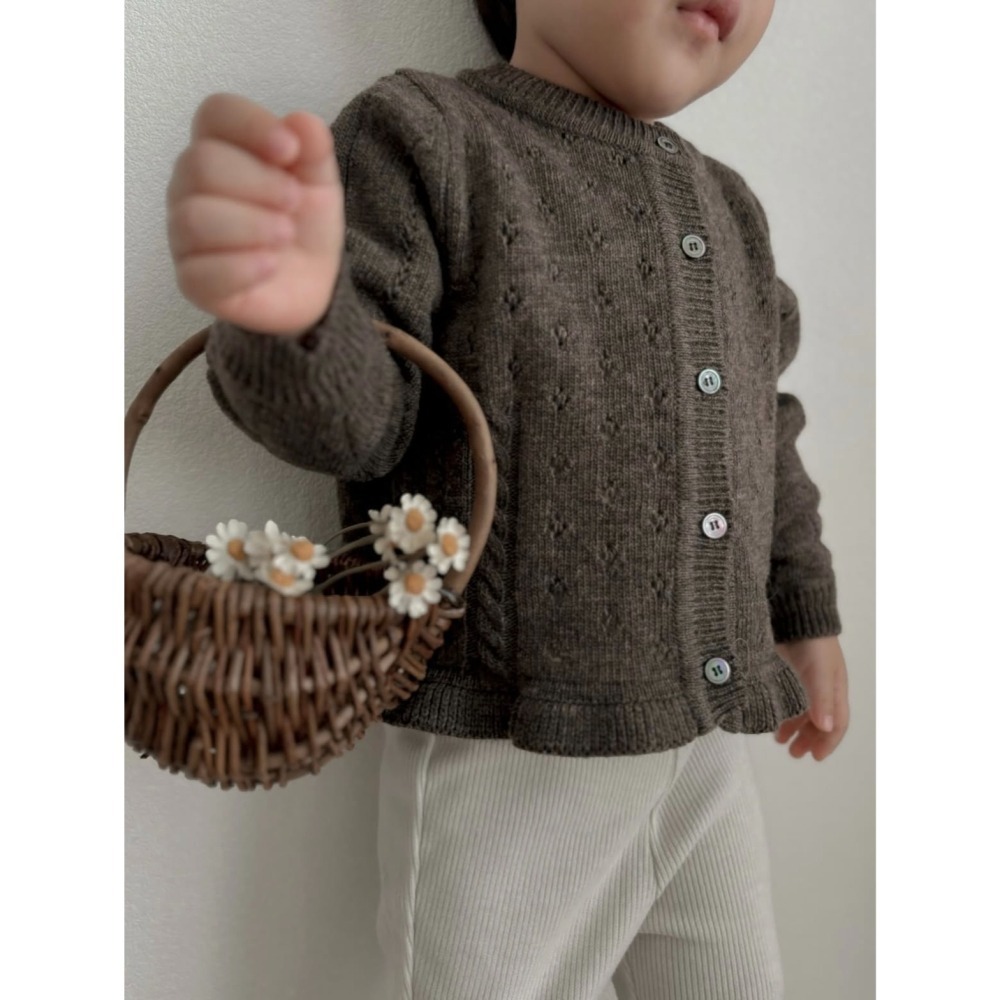 25冬 atomeme 正韓 壓紋小波浪針織外套 兩色-細節圖4