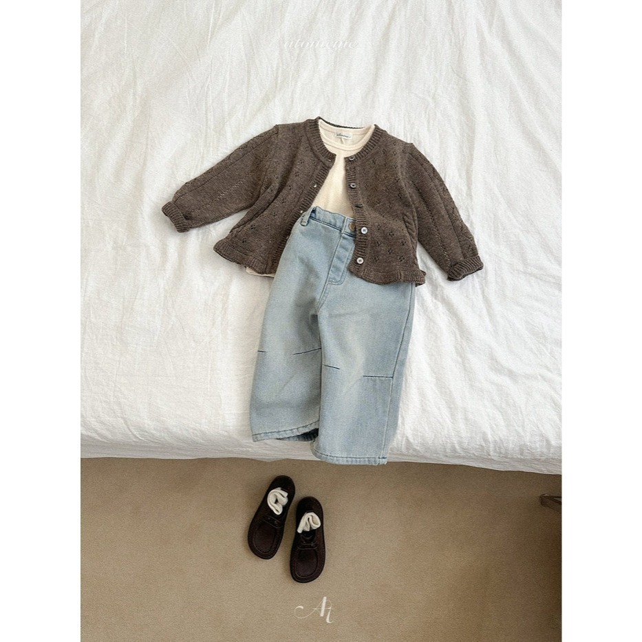 25冬 atomeme 正韓 壓紋小波浪針織外套 兩色-細節圖10