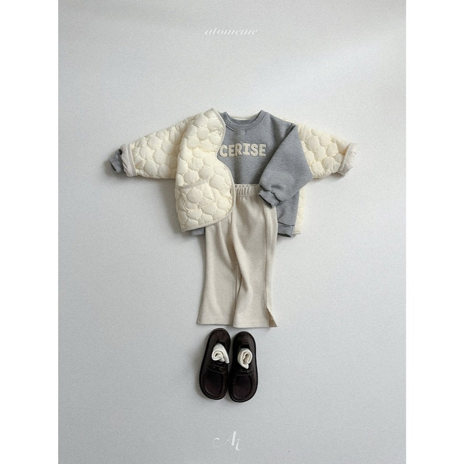 25冬 atomeme 正韓 質感開衩長褲 三色-細節圖6