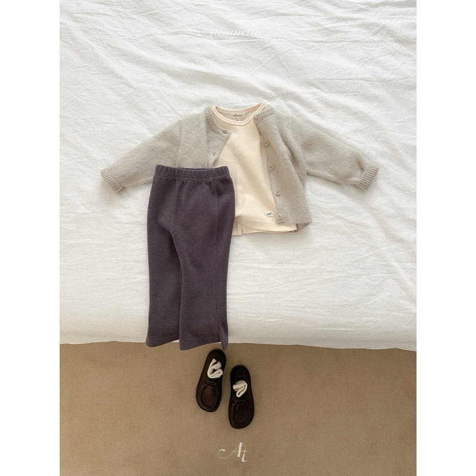 25冬 atomeme 正韓 質感開衩長褲 三色-細節圖8