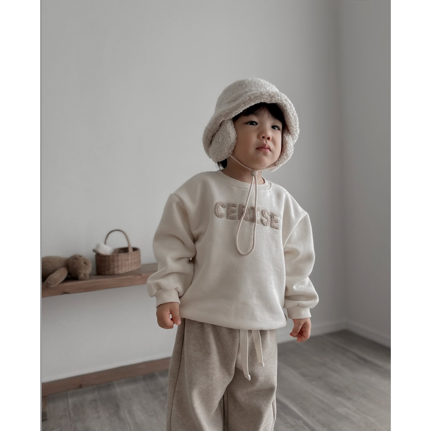 25冬 atomeme 正韓 cerise內刷毛大學Ｔ 兩色-細節圖2