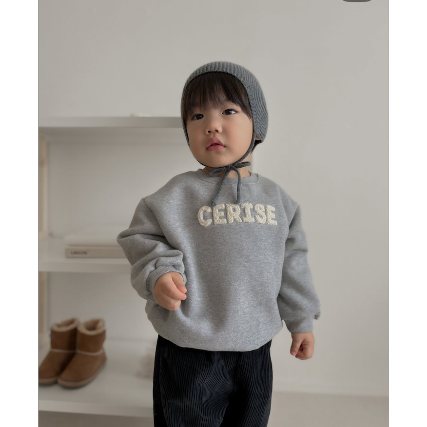 25冬 atomeme 正韓 cerise內刷毛大學Ｔ 兩色-細節圖3